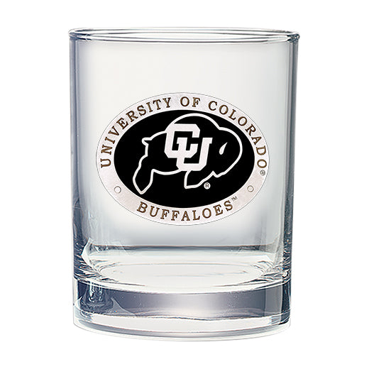 Colorado Buffaloes Cocktail Glasses Set of Two