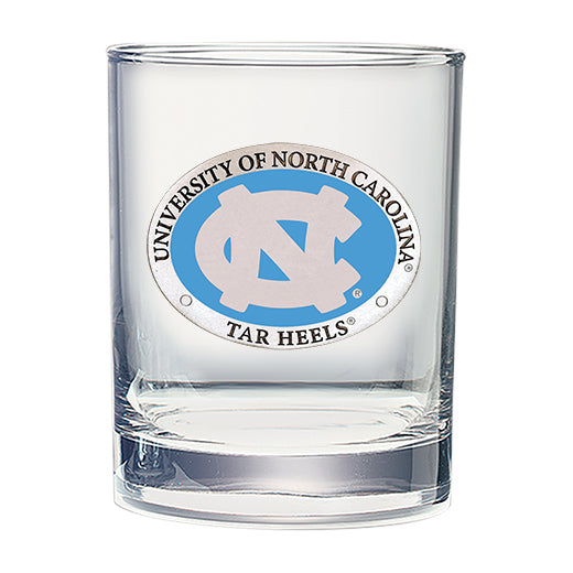 UNC Tar Heels Cocktail Glasses Set of Two – College Logo Stuff