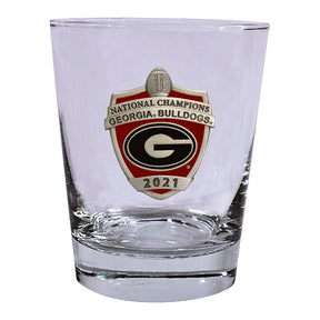 Georgia Bulldogs 2021 National Champions Old Fashioned Glasses Set of Two