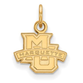 Marquette Golden Eagles 10k Yellow Gold Medium Pendant