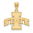 Iowa Hawkeyes Sterling Silver Herky the Hawk Pendant