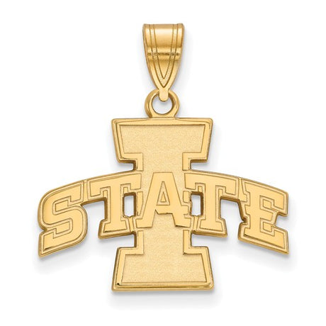 Iowa Hawkeyes Sterling Silver Herky the Hawk Pendant