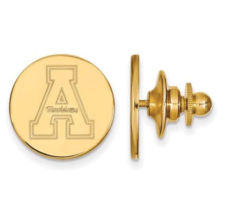 Appalachian State Mountaineers 14k Yellow Gold Extra Small Post Earrings