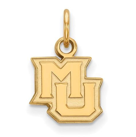 Marquette Golden Eagles 10k White Gold Small Pendant