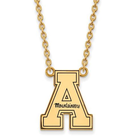 Appalachian State Mountaineers 14k White Gold Large Pendant