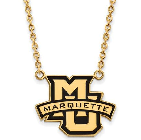 Marquette Golden Eagles 14k White Gold Extra Small Post Earrings