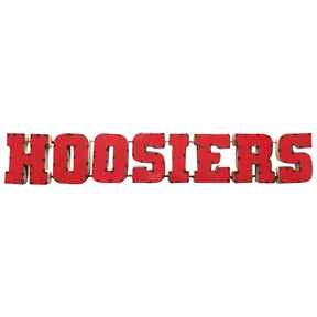 Indiana Hoosiers Recycled Metal Wall Decor