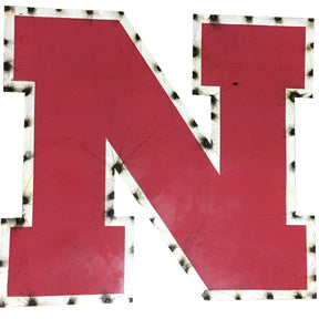 Nebraska Huskers Recycled Metal Wall Decor N