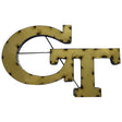 Georgia Tech Yellow Jackets Recycled Metal Wall Decor