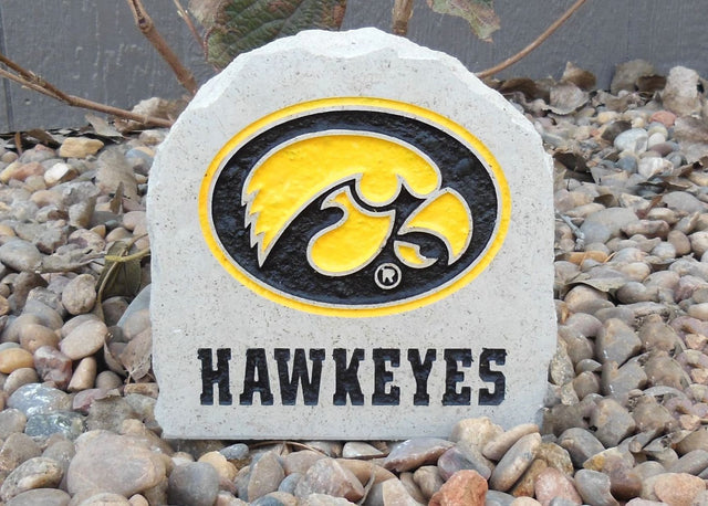 Show your love for the Iowa Hawkeyes when you add this Engraved Limestone Decorative Stone to your collection.