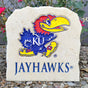 Show your love for the Kansas Jayhawks when you add this Engraved Limestone Decorative Stone to your collection.
