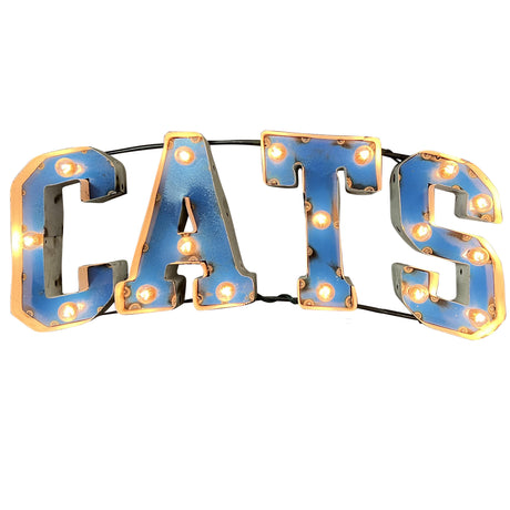 Kentucky Wildcats Recycled Metal Lighted Wall Decor  CATS
