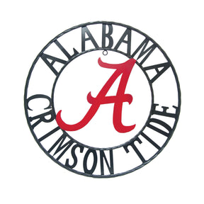 Alabama Crimson Tide Wrought Iron Wall Decor 18"