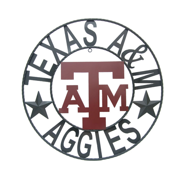Texas A&M Aggies Wrought Iron Wall Decor 24"
