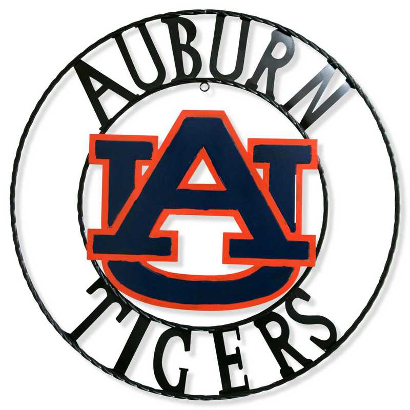 Auburn Tigers Wrought Iron Wall Decor 18"