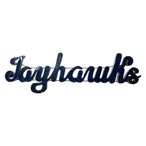 Kansas Jayhawks Recycled Metal Wall Decor Jayhawks