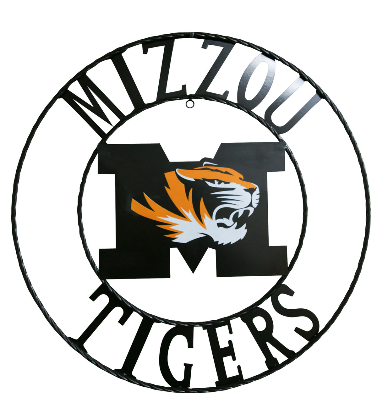 Missouri Tigers Wrought Iron Wall Decor 24"