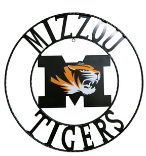 Missouri Tigers Wrought Iron Wall Decor 24"