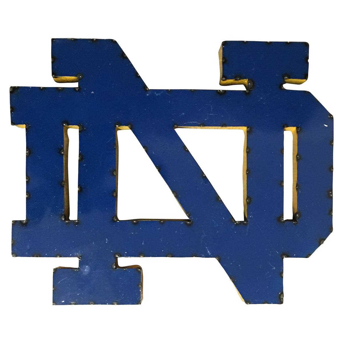 Notre Dame Fighting Irish Recycled Metal Wall Decor