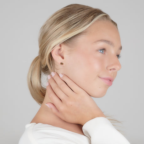 Michigan Wolverines 'GO BLUE' Stud Earrings