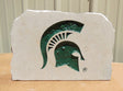 Show your love for the Michigan State University Spartans when you add this Engraved Limestone Decorative Stone to your collection.