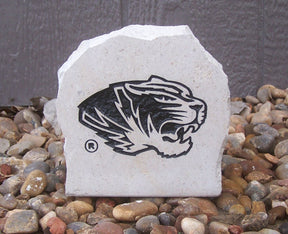 Show your love for the Missouri Tigers when you add this Engraved Limestone Decorative Stone to your collection.