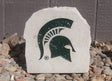 Show your love for the Michigan State University Spartans when you add this Engraved Limestone Decorative Stone to your collection.