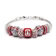 Ohio State Buckeyes "O" Charm Bracelet