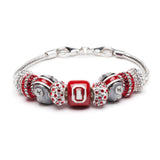 Ohio State Buckeyes "O" Charm Bracelet