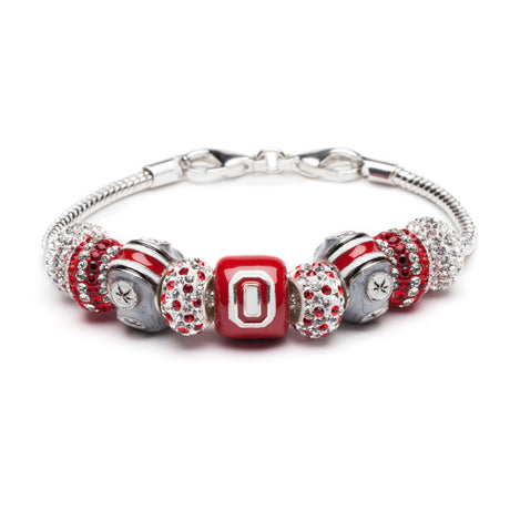 Ohio State Buckeyes "O" Charm Bracelet