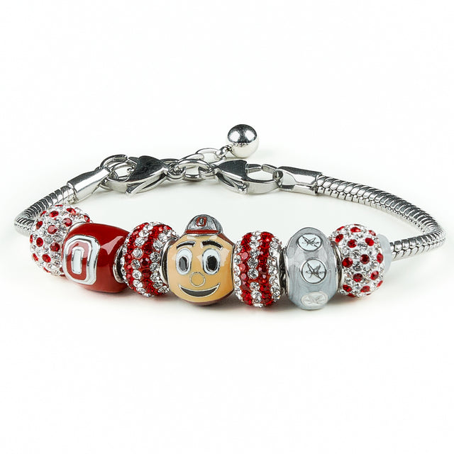 Ohio State Buckeyes Charm Bracelet