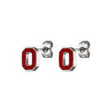 Ohio State Buckeyes Stainless Steel Stud Earrings