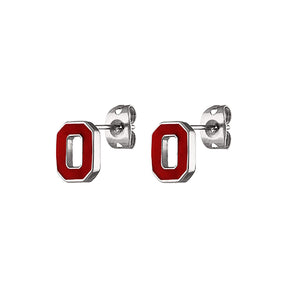 Ohio State Buckeyes Stainless Steel Stud Earrings