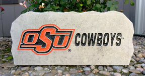 Show your love for the Oklahoma State Cowboys when you add this Engraved Limestone Decorative Stone to your collection.