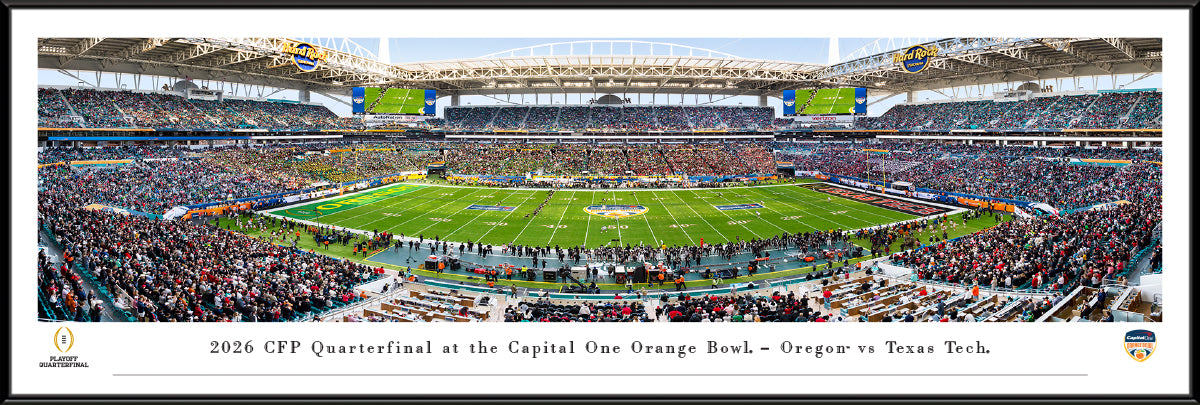 2026 Orange Bowl Game, Oregon vs Texas Tech - Standard Frame