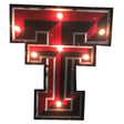 Texas Tech Red Raiders Recycled Metal Wall Decor TT Illuminated
