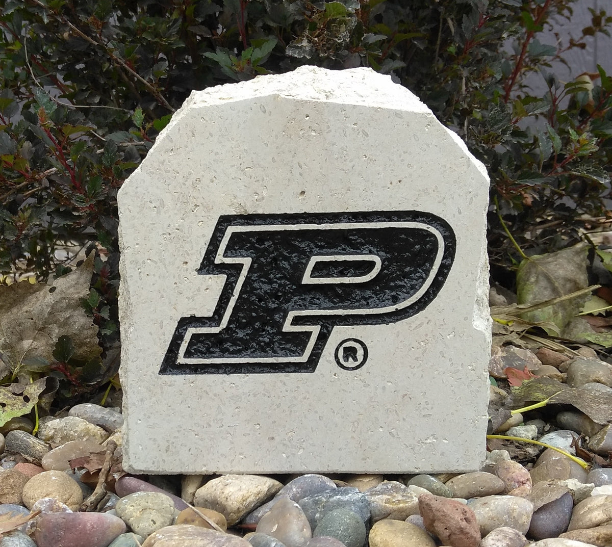 Show your love for the Purdue Boilermakers when you add this Engraved Limestone Decorative Stone to your collection.