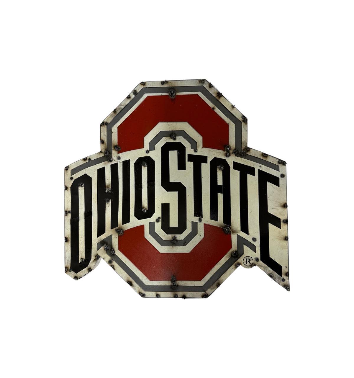 Ohio State Buckeyes Recycled Metal Wall Decor