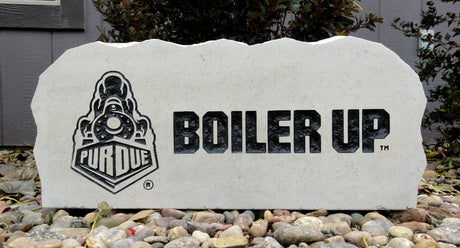 Show your love for the Purdue Boilermakers when you add this Engraved Limestone Decorative Stone to your collection.