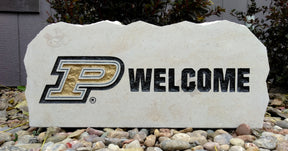 Show your love for the Purdue Boilermakers when you add this Engraved Limestone Decorative Stone to your collection.