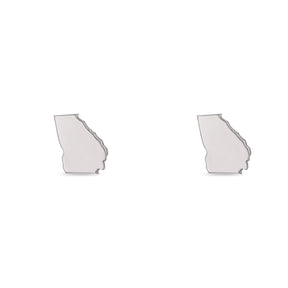 Georgia Bulldogs State Stud Earrings