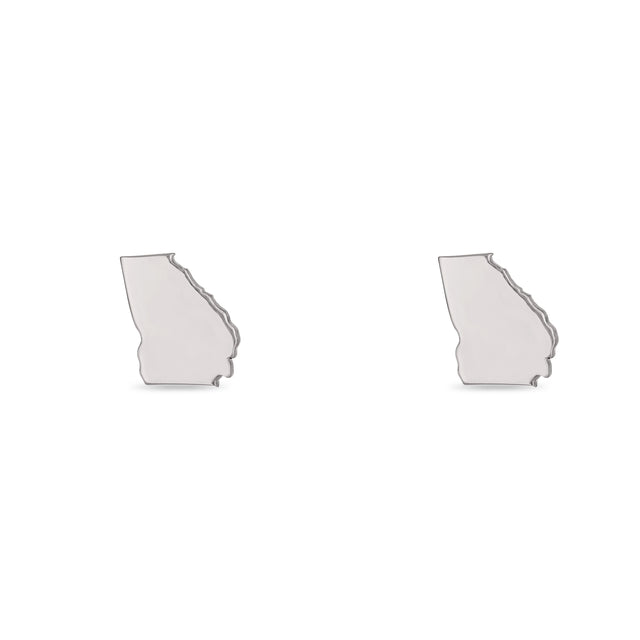 Georgia Bulldogs State Stud Earrings