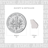 Georgia Bulldogs State Stud Earrings