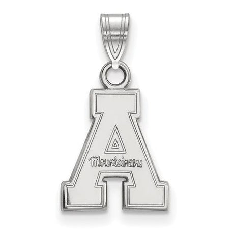 Appalachian State Mountaineers 10k White Gold Medium Pendant