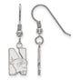 Nebraska Huskers N Sterling Silver Dangle Earrings