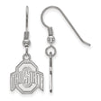 Northwestern University Sterling Silver Extra Large Enameled Pendant