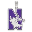 Nebraska Huskers Crest Sterling Silver Lapel Pin