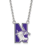 Nebraska Huskers Crest Sterling Silver Money Clip