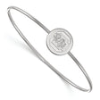 OSU Buckeyes Sterling Silver Thin Bangle Bracelet