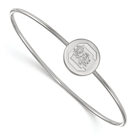 OSU Buckeyes Sterling Silver Thin Bangle Bracelet